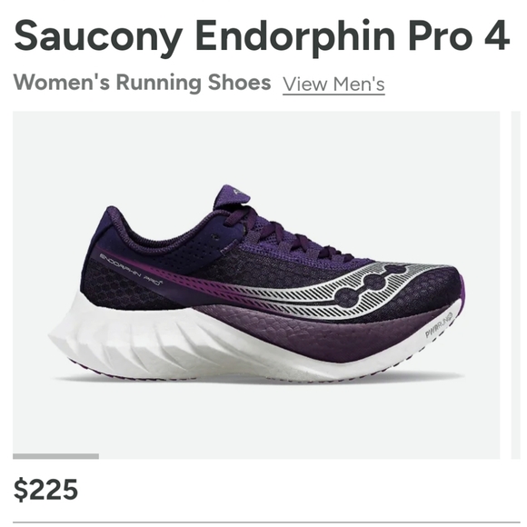 Saucony Endorphin Pro 4 Womens size 8 Carbon plated running shoe - Picture 1 of 5